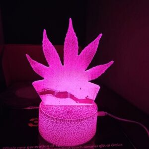 3D Leaf Design Night Light